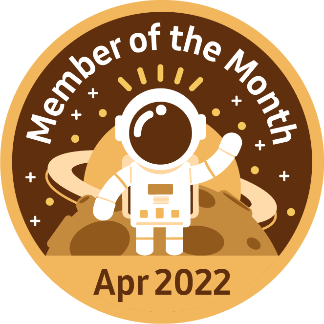 Member of the Month Apr 2022