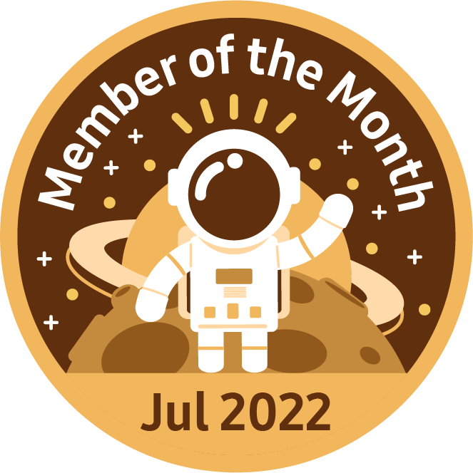 Member of the Month Jul 2022