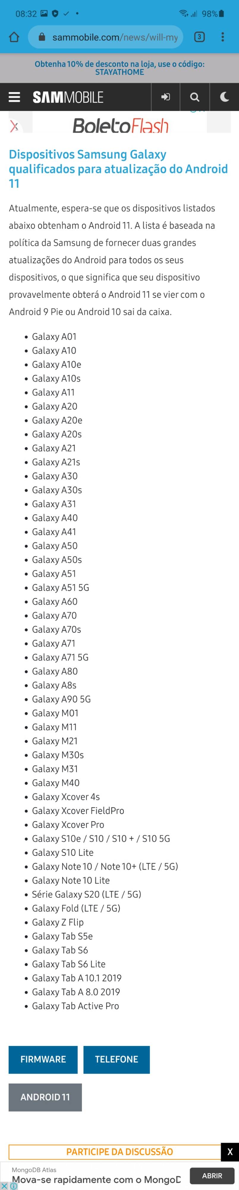 android 11 update for m31s