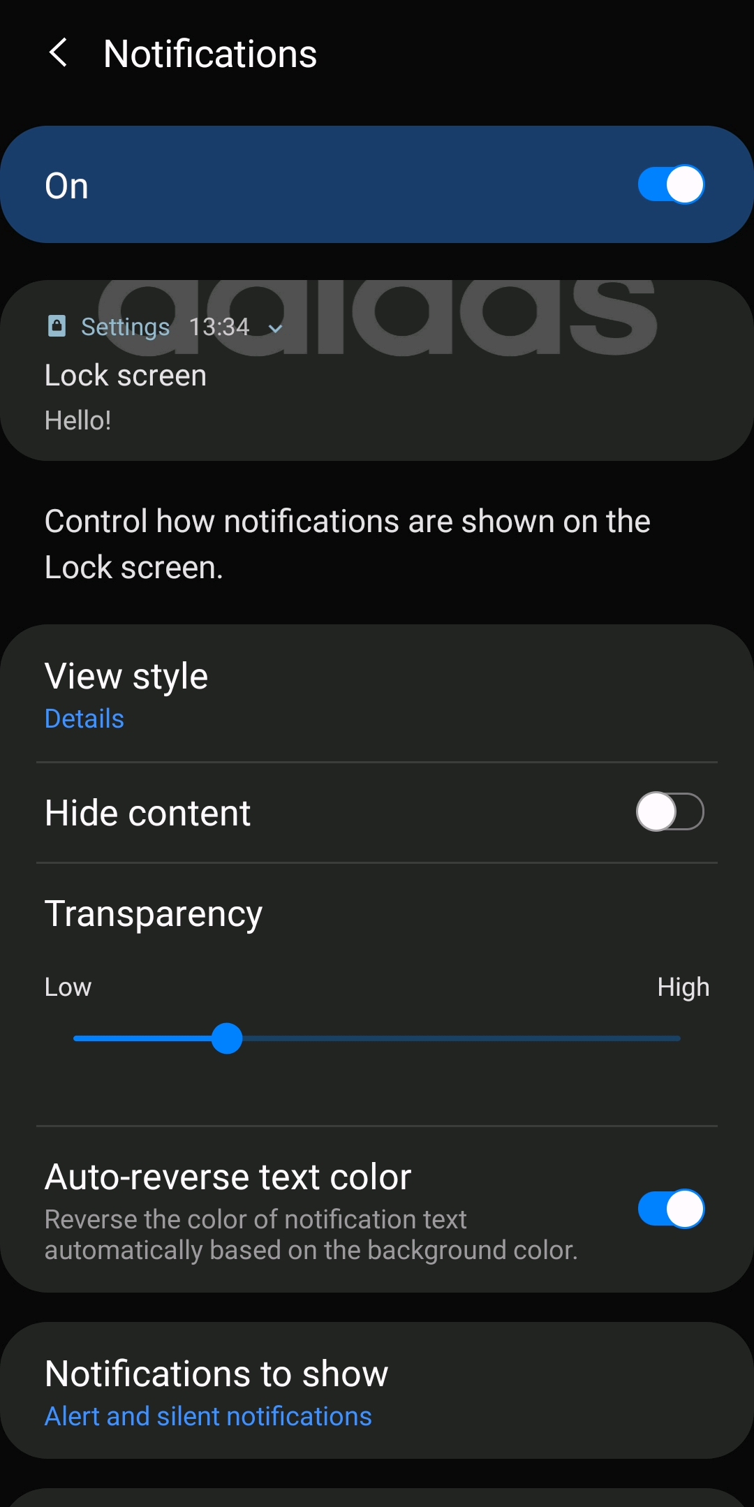 Bullet screen notification xiaomi что