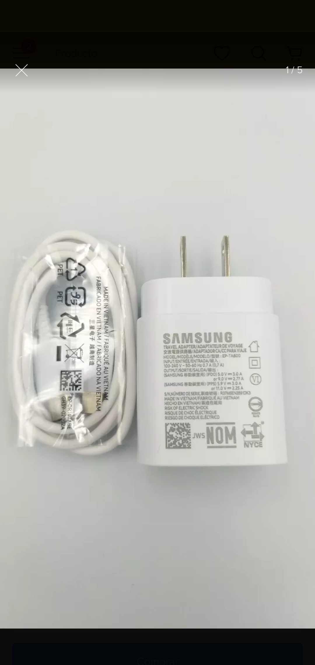 cargador para A70 - Samsung Members