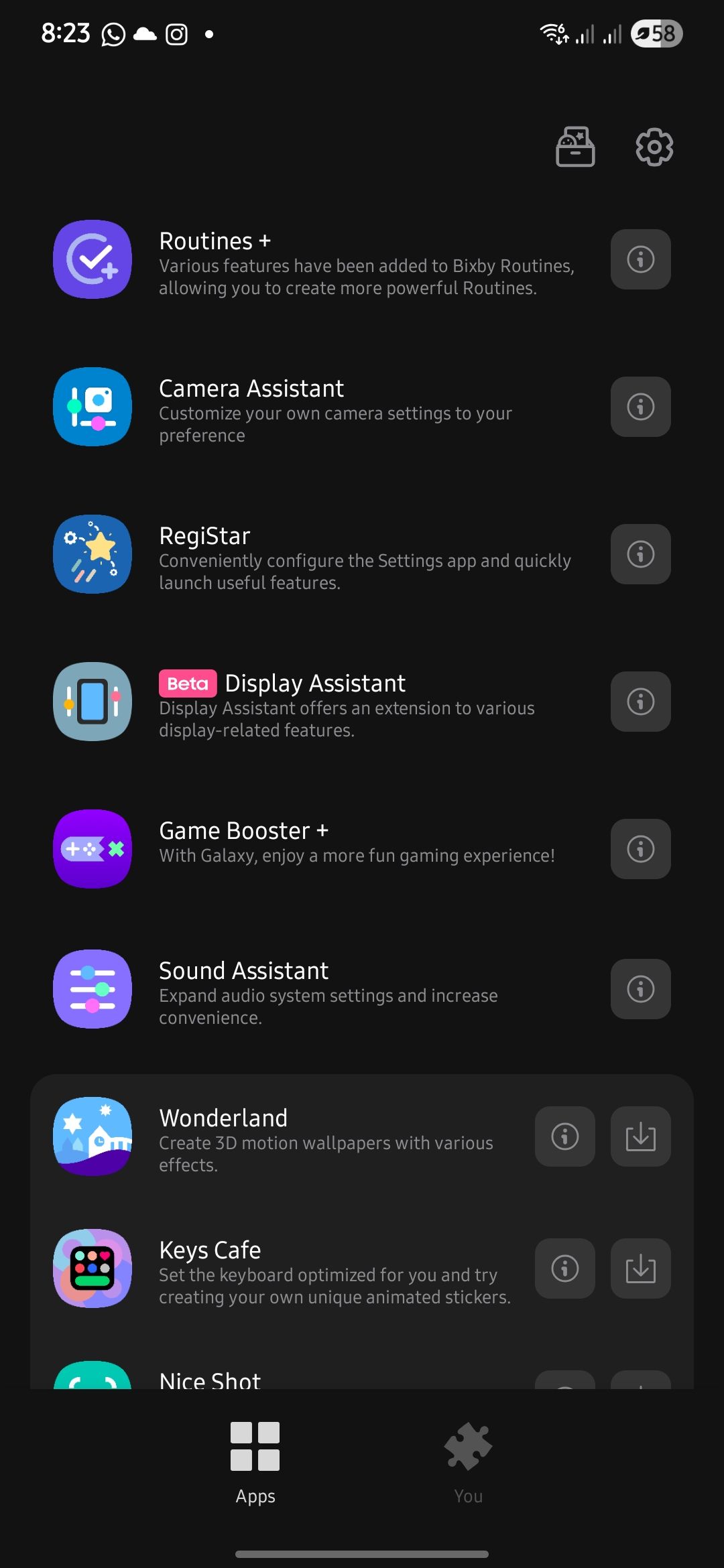 Display assistant - Samsung Members