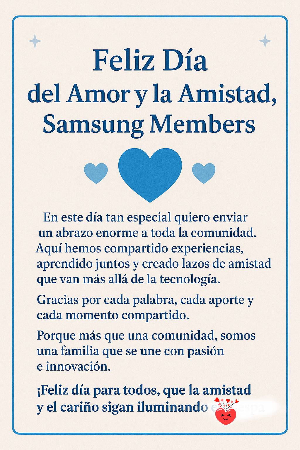 Feliz Día De Amor y Amistad 💕 - Samsung Members, image size:1024x1536
