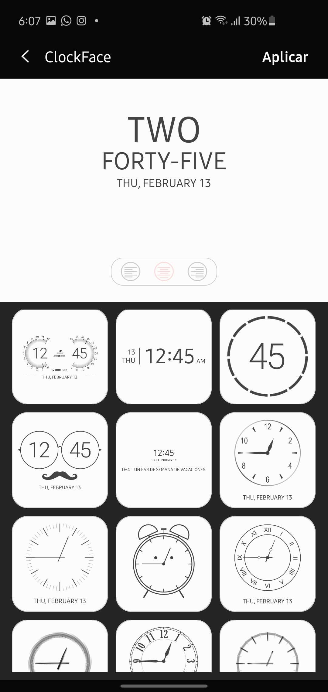 nuevos estilos de reloj para pantalla de bloqueo - Samsung Members