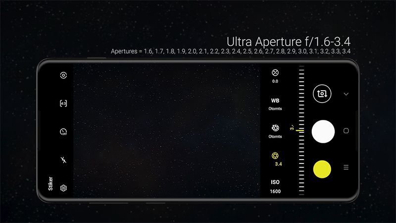 Galaxy S21 Aperture Settings