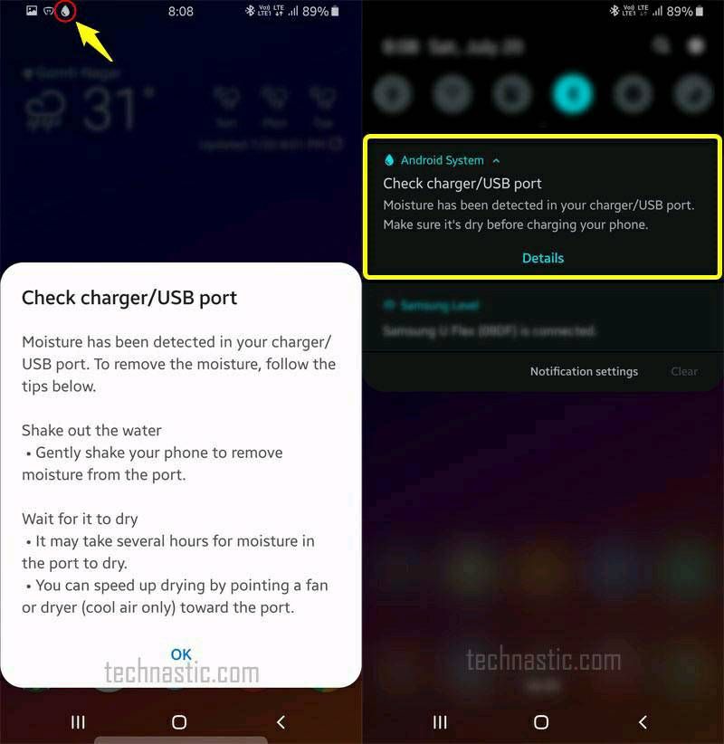 Fix Moisture Detected Error on Samsung Devices - Samsung Members