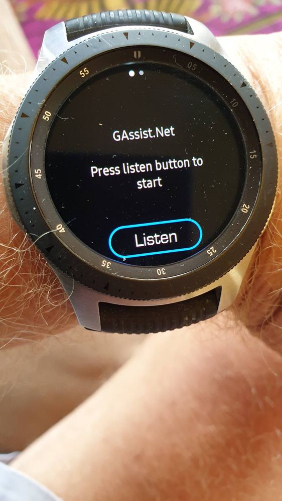 google now on galaxy watch