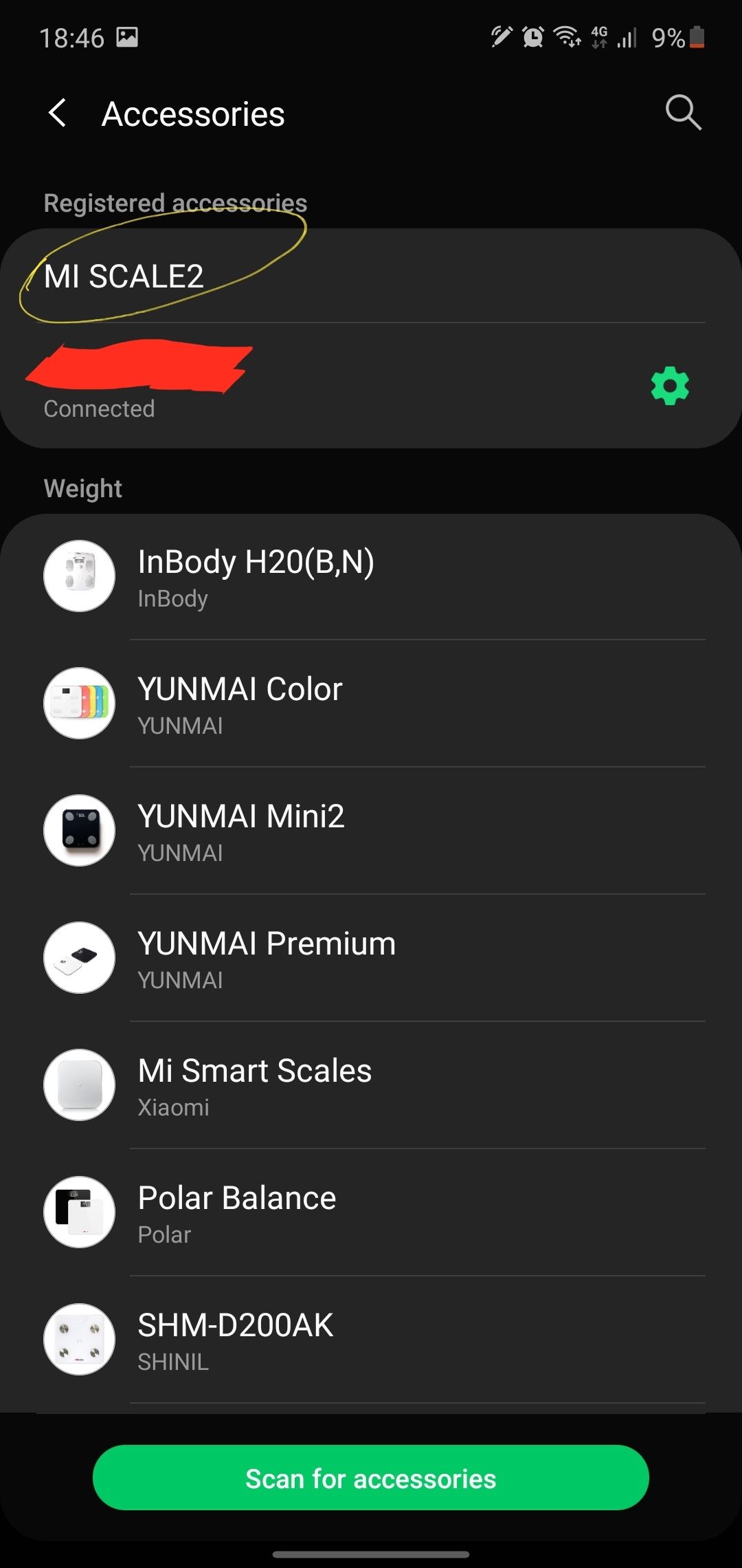 Samsung Health with Xiaomi Smart Scale 2 - Samsung Members