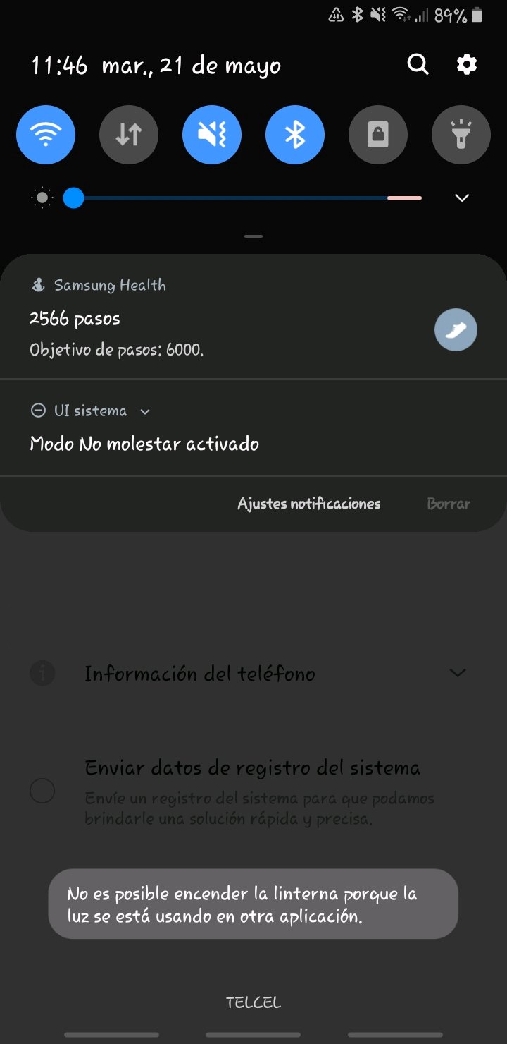 Falla linterna J8 - Samsung