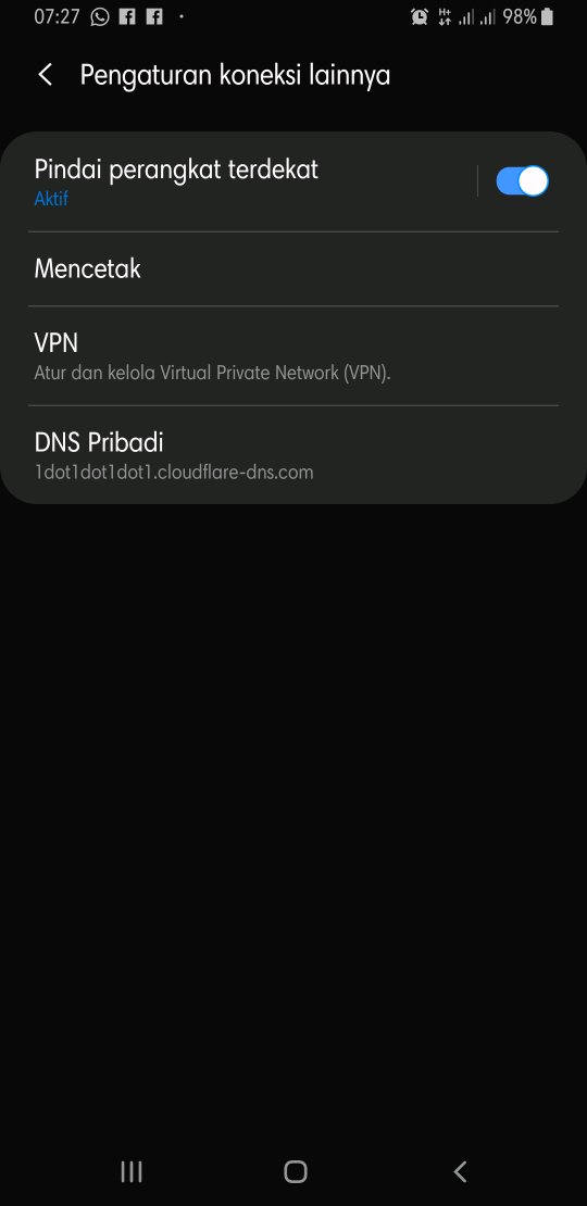 Mengakses DNS Pribadi di Android