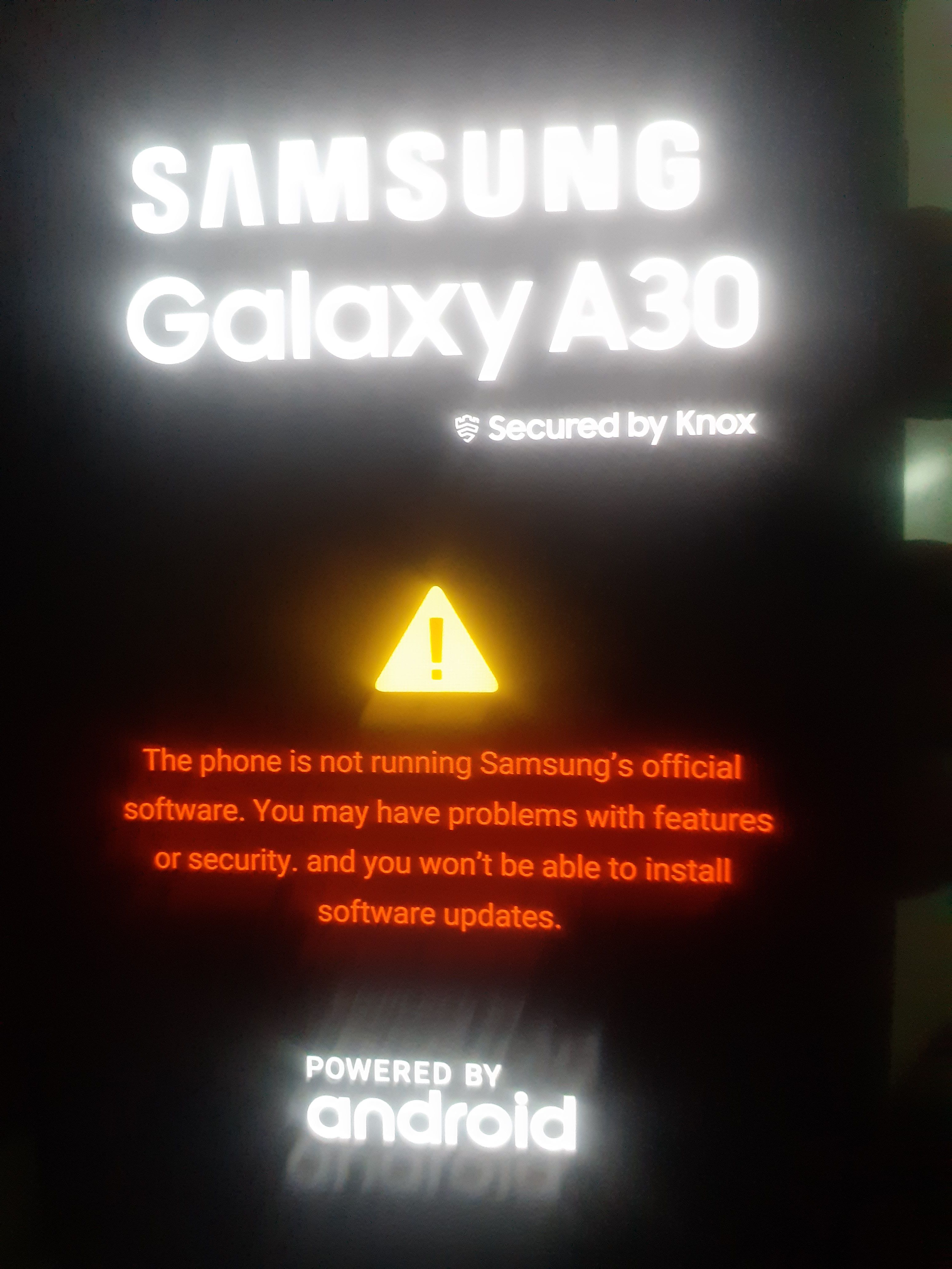 Mi a30 no pasa del logo - Samsung Members
