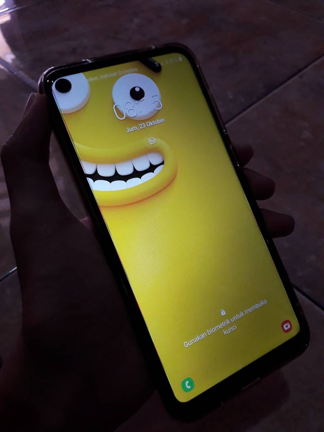 Wallpaper punch hole A11,A21s,M11 Samsung Members