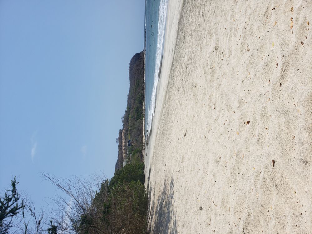 Desde la playa en Carrilleros, Nayarit. Siempre con mi Galaxy.