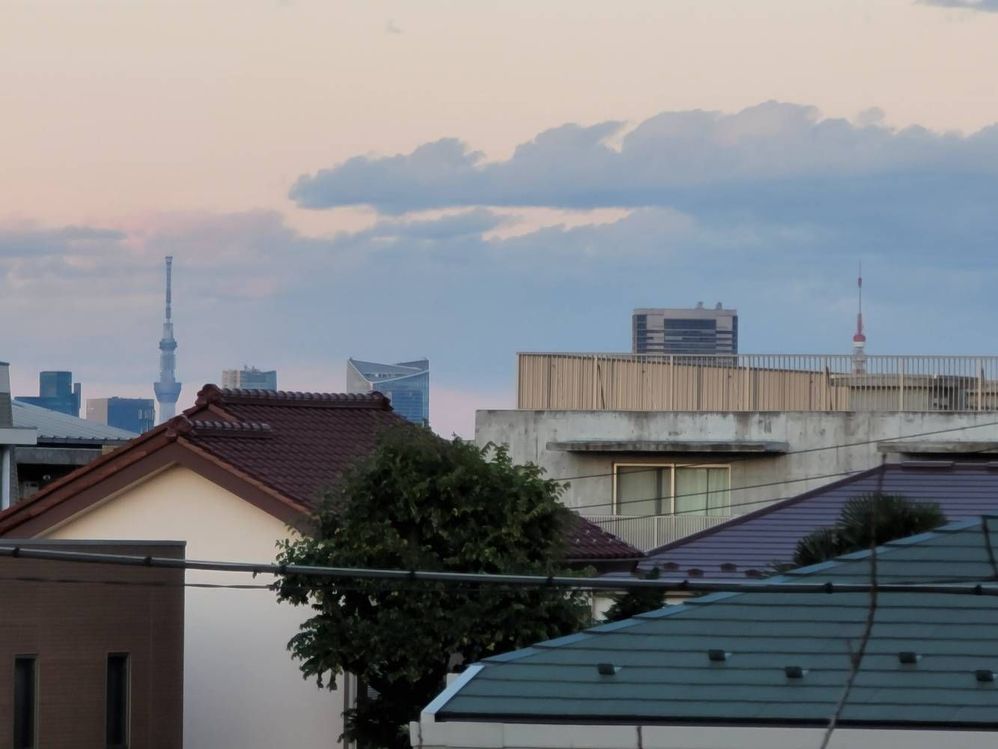 スカイツリーと東京タワーが同時に見える場所 Samsung Members