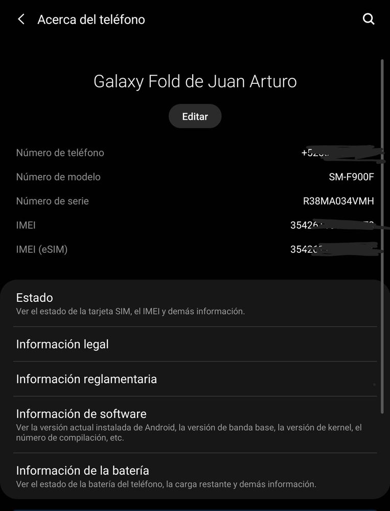 SOLUCIÓN PARA ESIM DESACTIVADA en Galaxy Fold (SM-... - Samsung Members