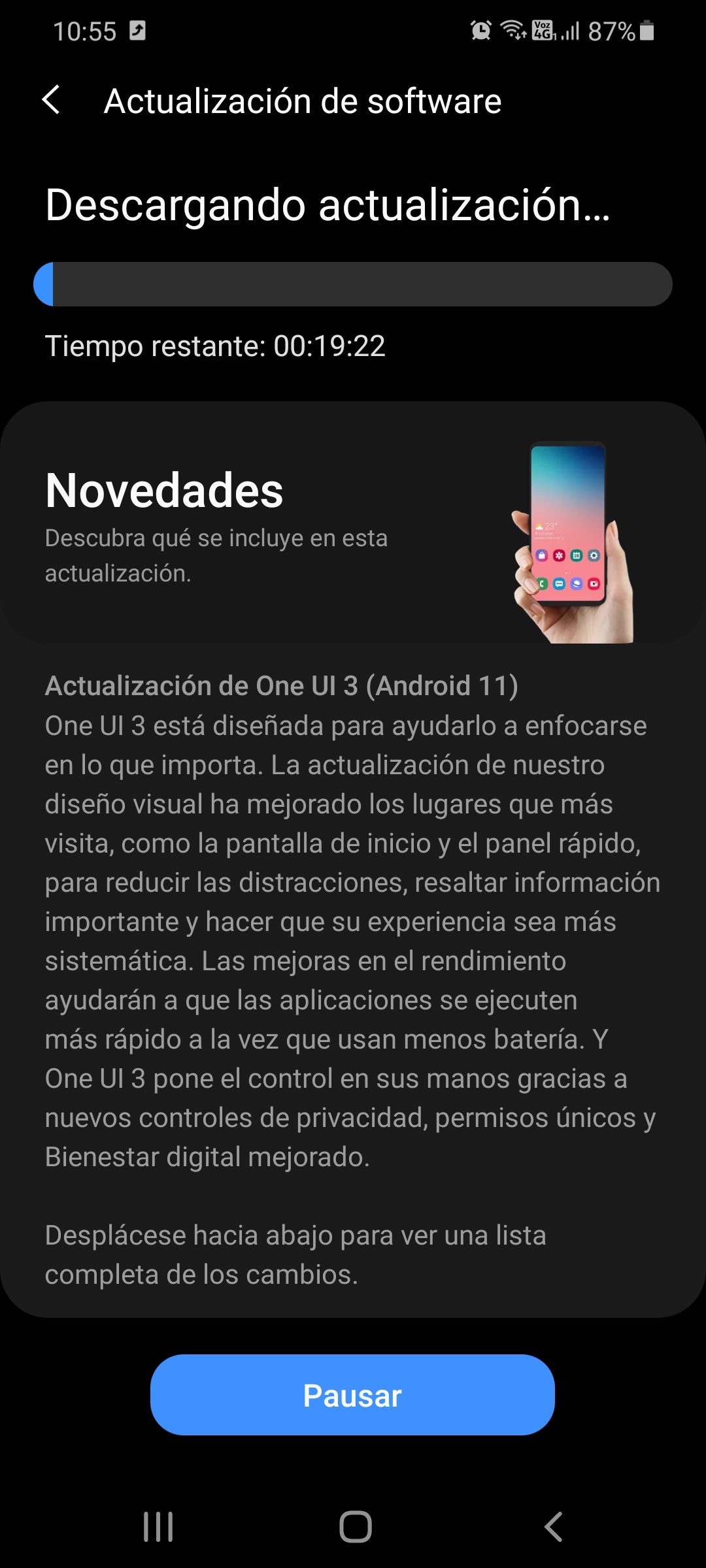 android 11 galaxy s20