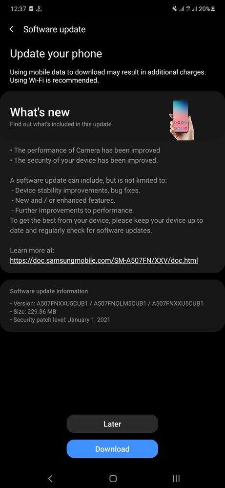 Changelog firmware Vietnam (XXV)