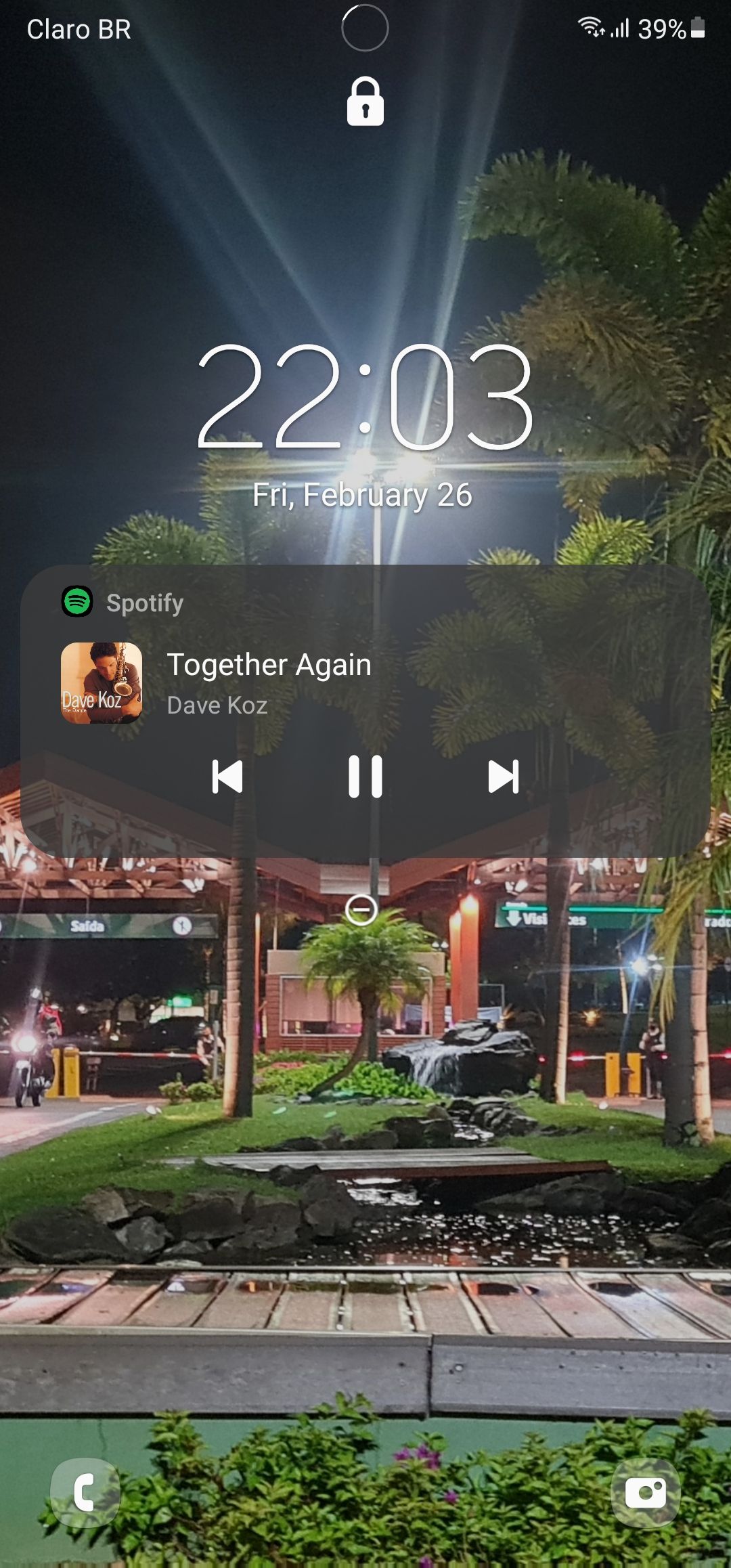 remover Spotify do lockscreen - Samsung Members