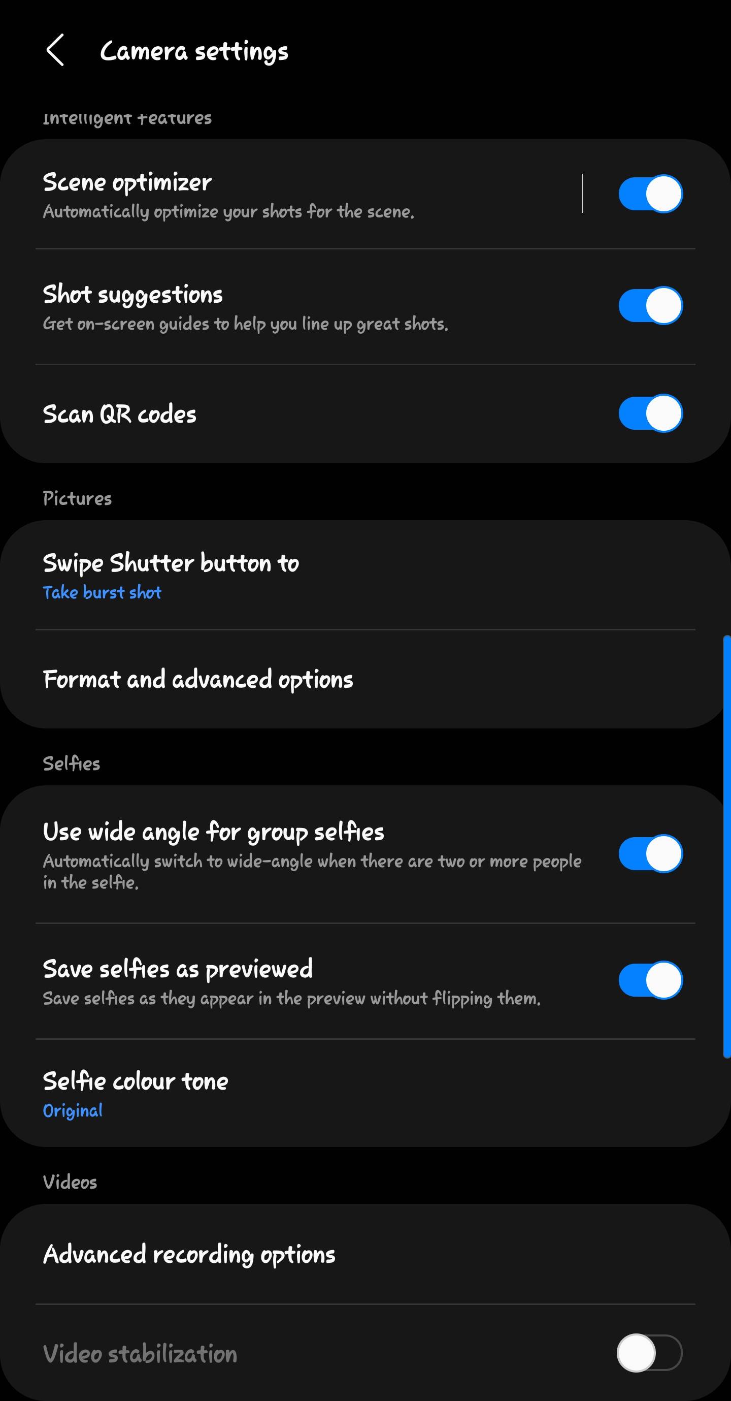 Note 10+ camera settings( camera resolution) - Samsung Members