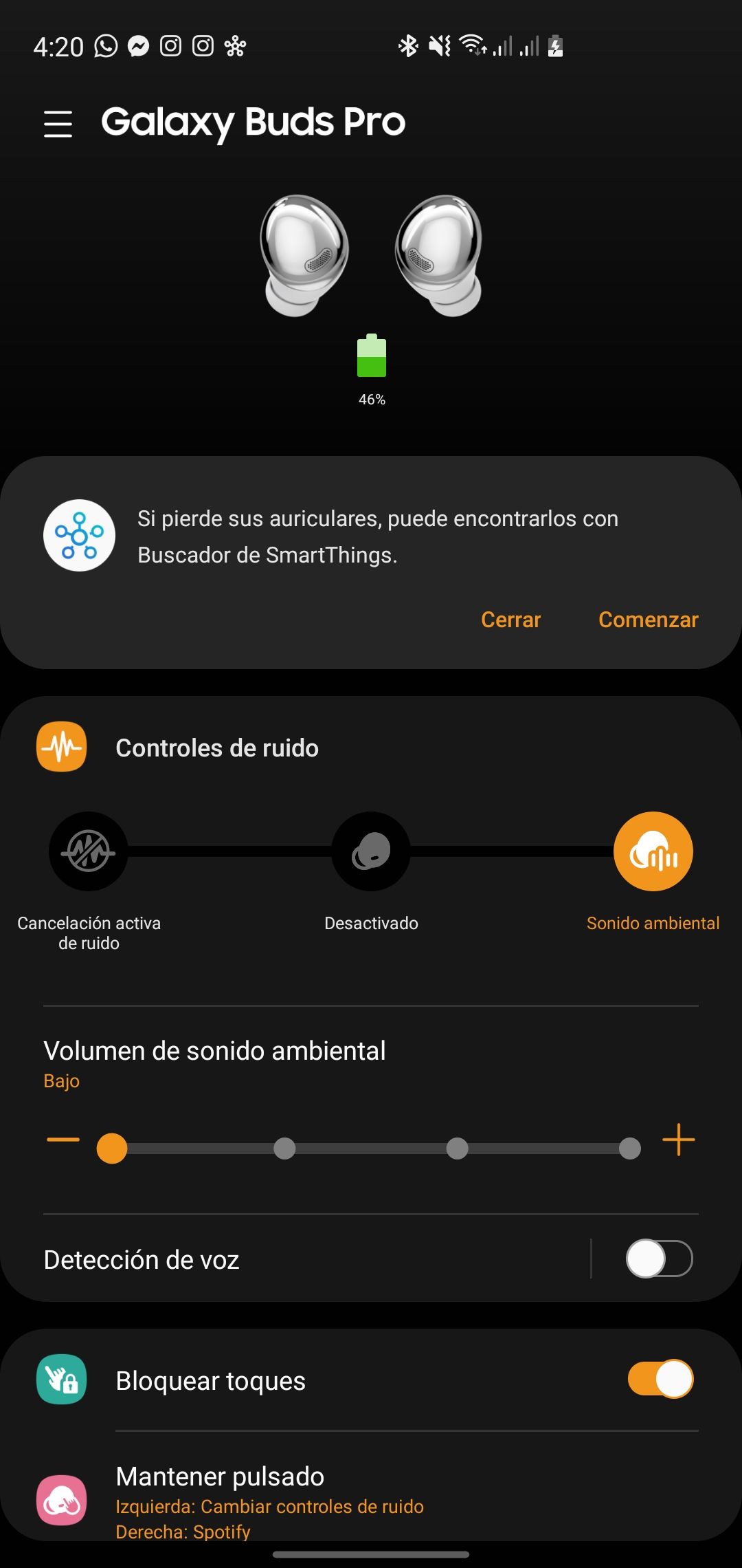 Samsung galaxy buds cancelacion de online ruido