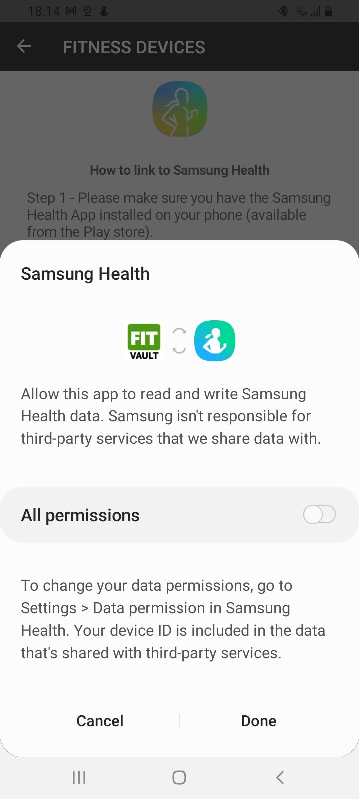 Samsung Health data permissions - Page 2 - Samsung Members