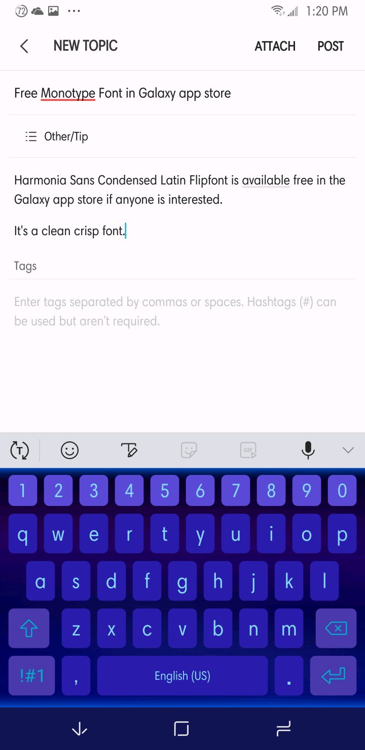 Free Monotype Font in Galaxy app store - Samsung Members