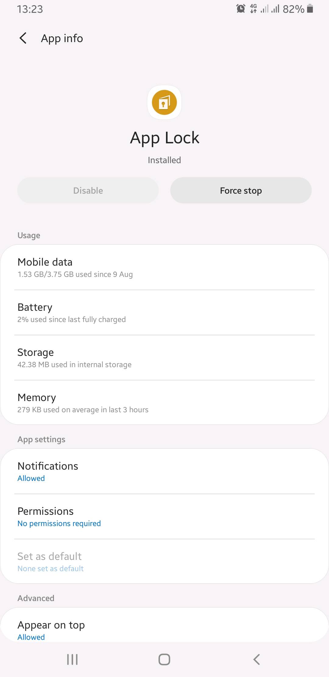 Mengaktifkan Lock App di one UI Samsung Members