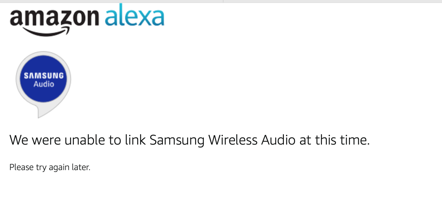 Samsung Wireless Audio - Alexa Skill Canada - Samsung Members