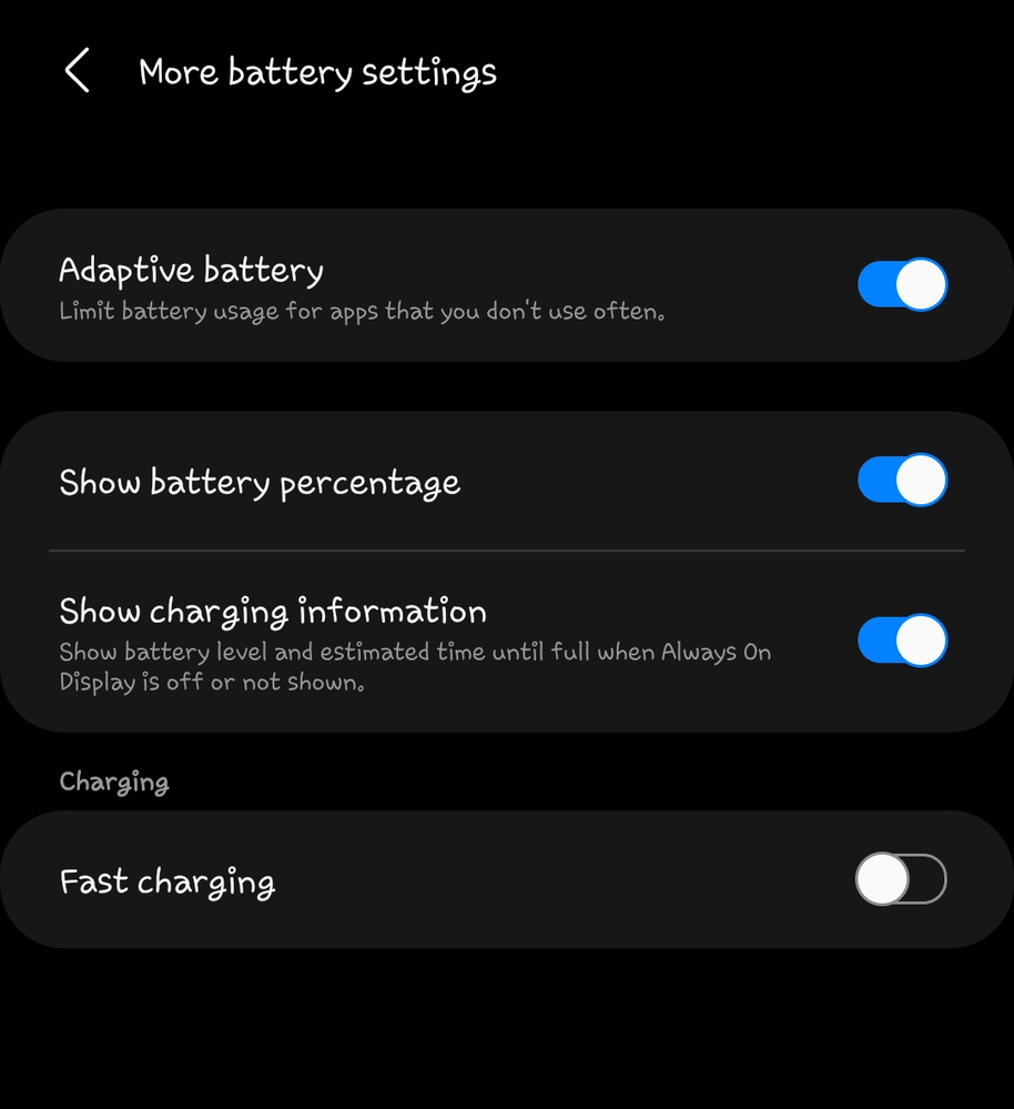 Solved: Galaxy A52 5G - Fast Charging - Samsung Members