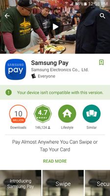 Unable To Download Samsung Pay Samsung Global Us