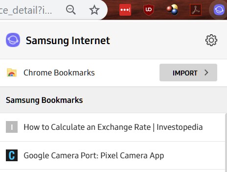 Samsung internet browser - Samsung Members