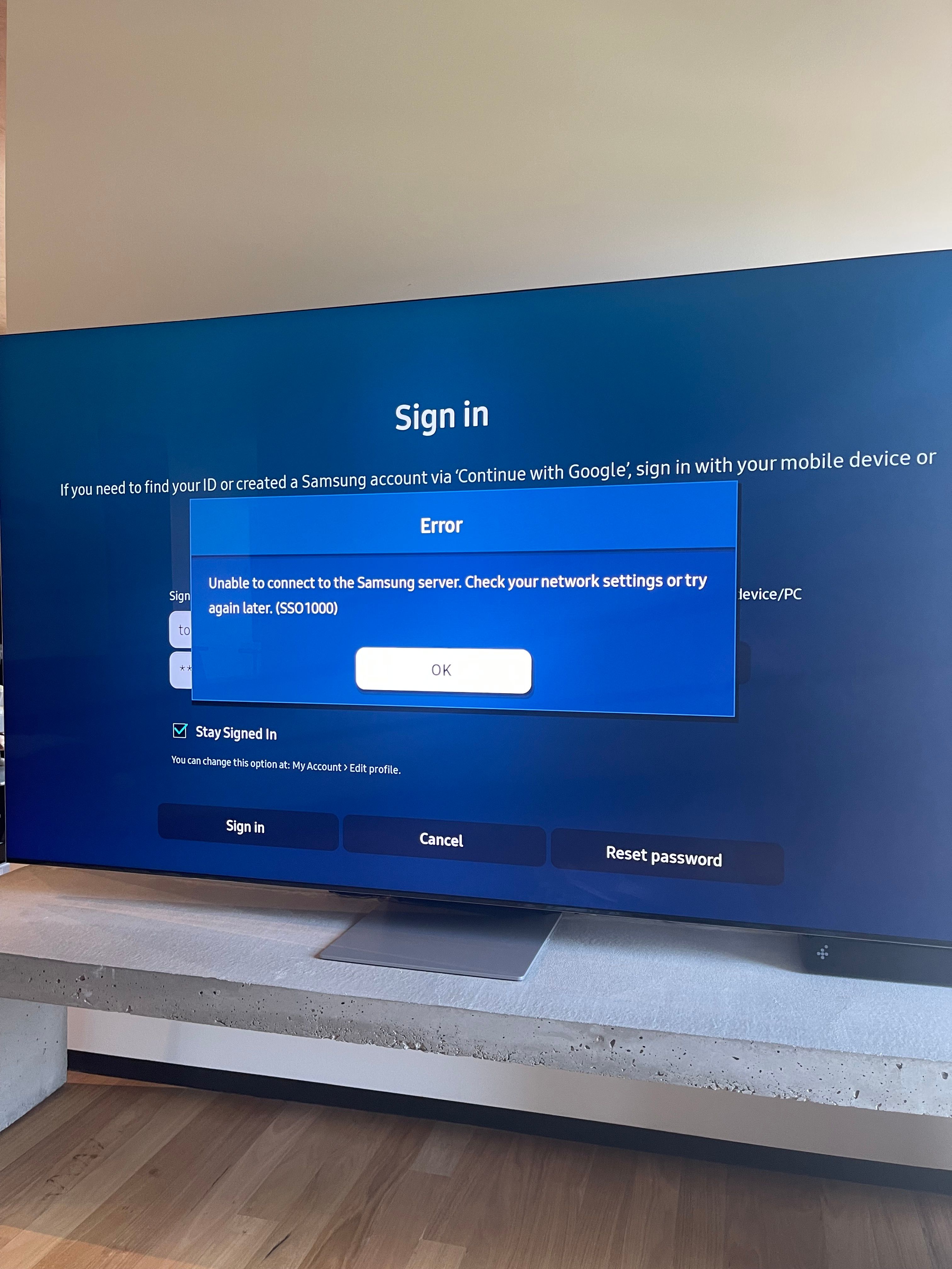 85 QN900A Neo QLED - Err4001 and SSO1000 - Samsung Members