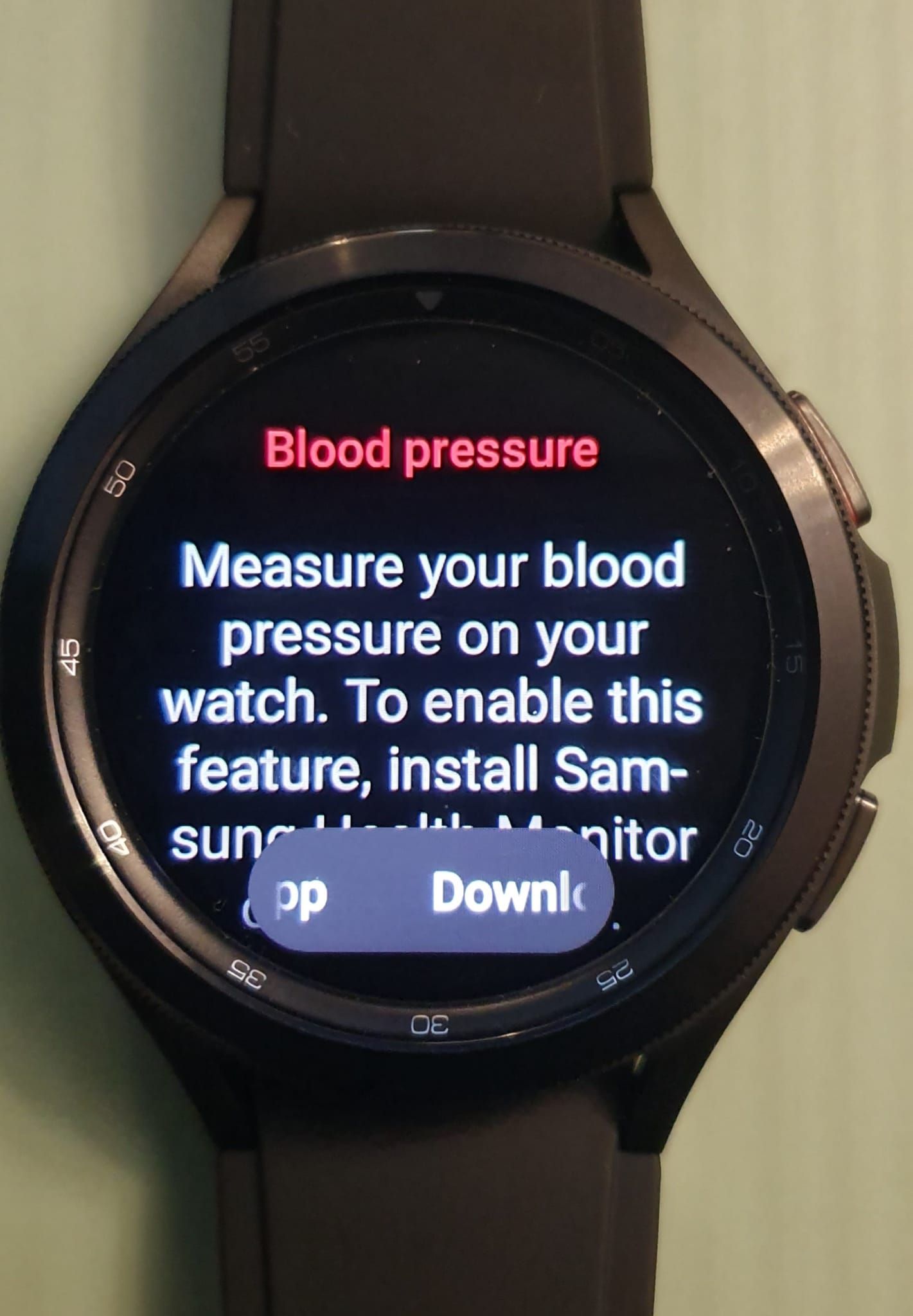 Solved: Samsung watch4 (Blood Pressure and ECG not working... - Samsung  Members