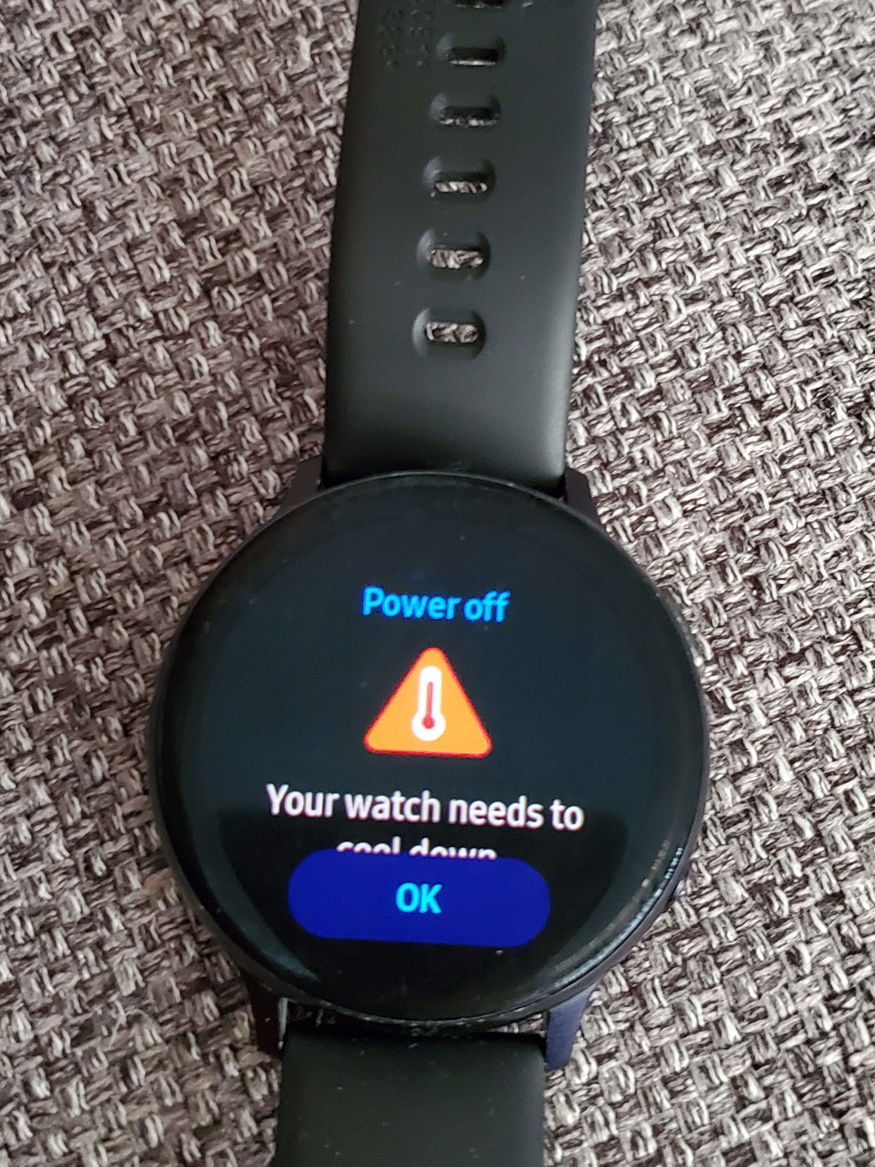 Overheating error Galaxy watch active 2 and shutti... - Samsung Members