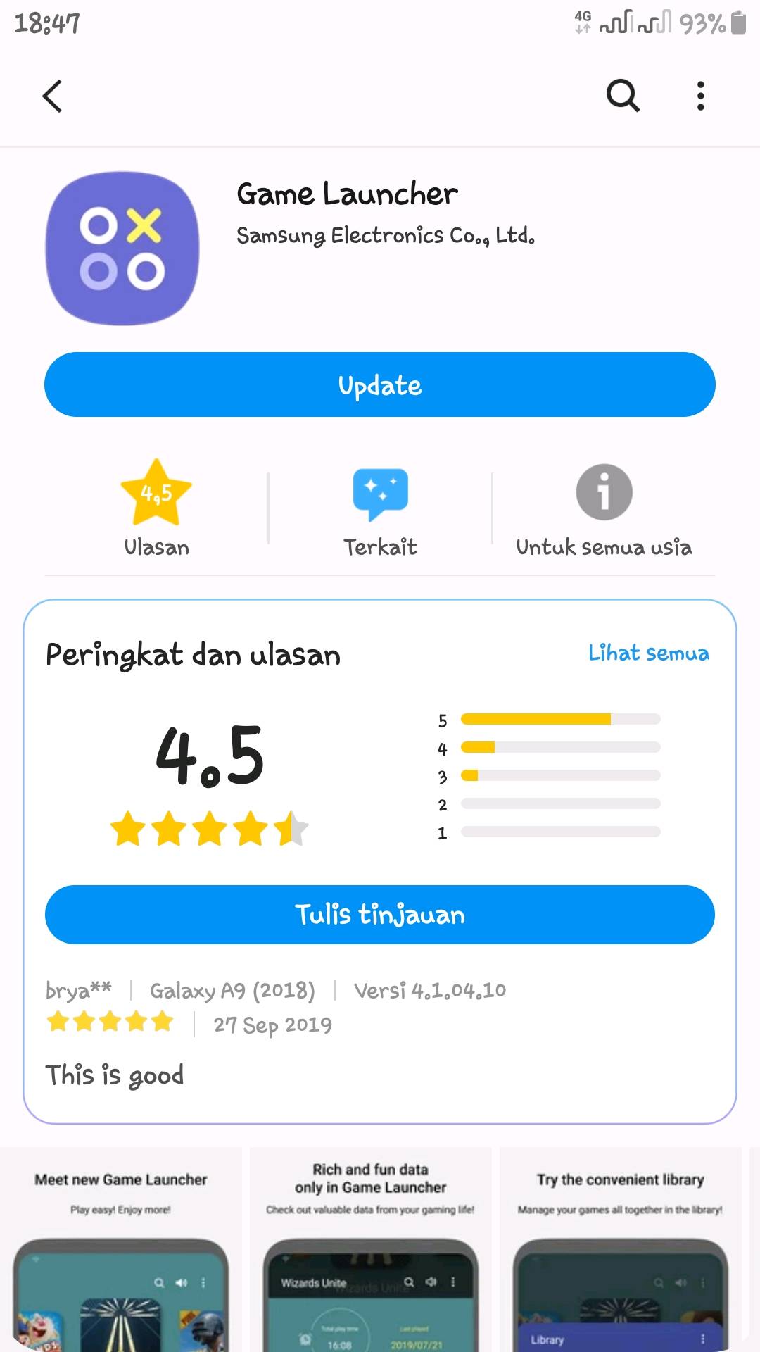 Game Launcher Samsung Members