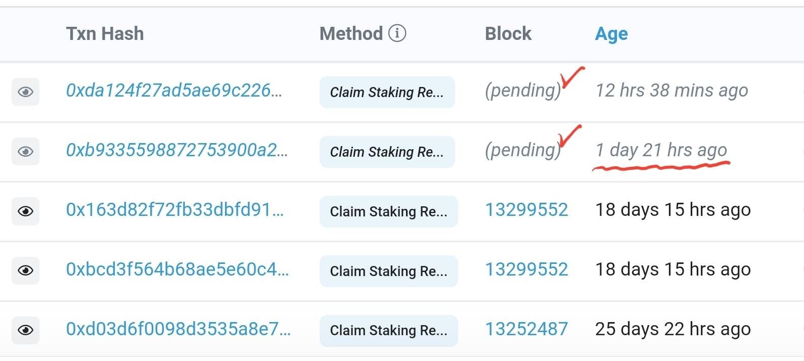 ORBS 암호화폐 전송시 펜딩되어 취소 방법 문의 - Samsung Members