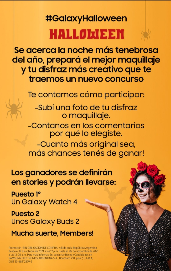 🎃¡Llegó Halloween Members!🎃 | joakyArts - Samsung Members, image size:717x1132