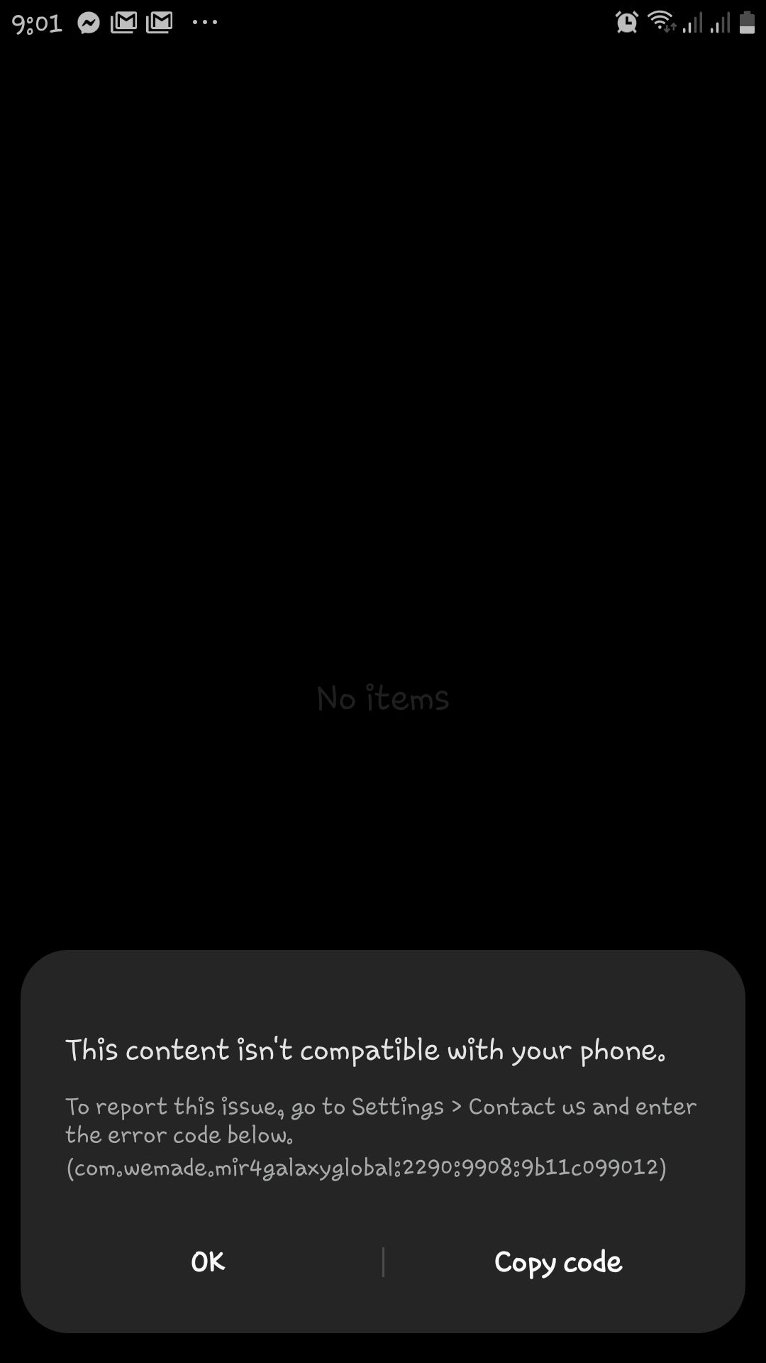 Your device isnt compatible with this version Samsung Members
