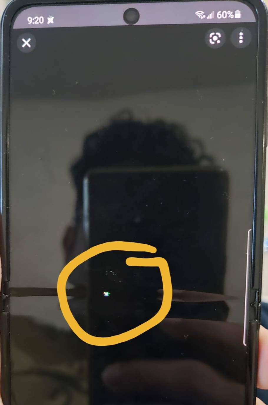 Flip 3 Dead pixels in Middle Samsung Members