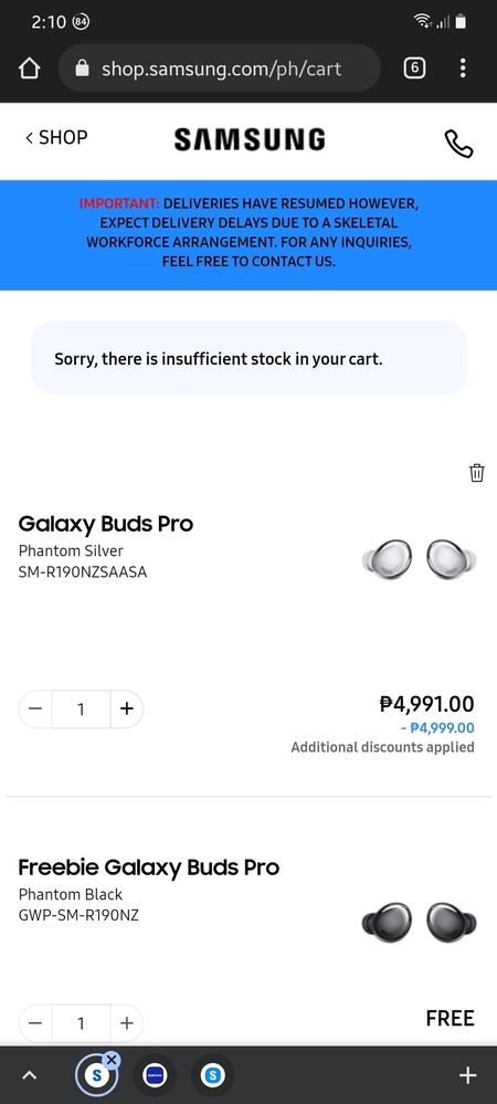 Samsung members best sale free galaxy buds