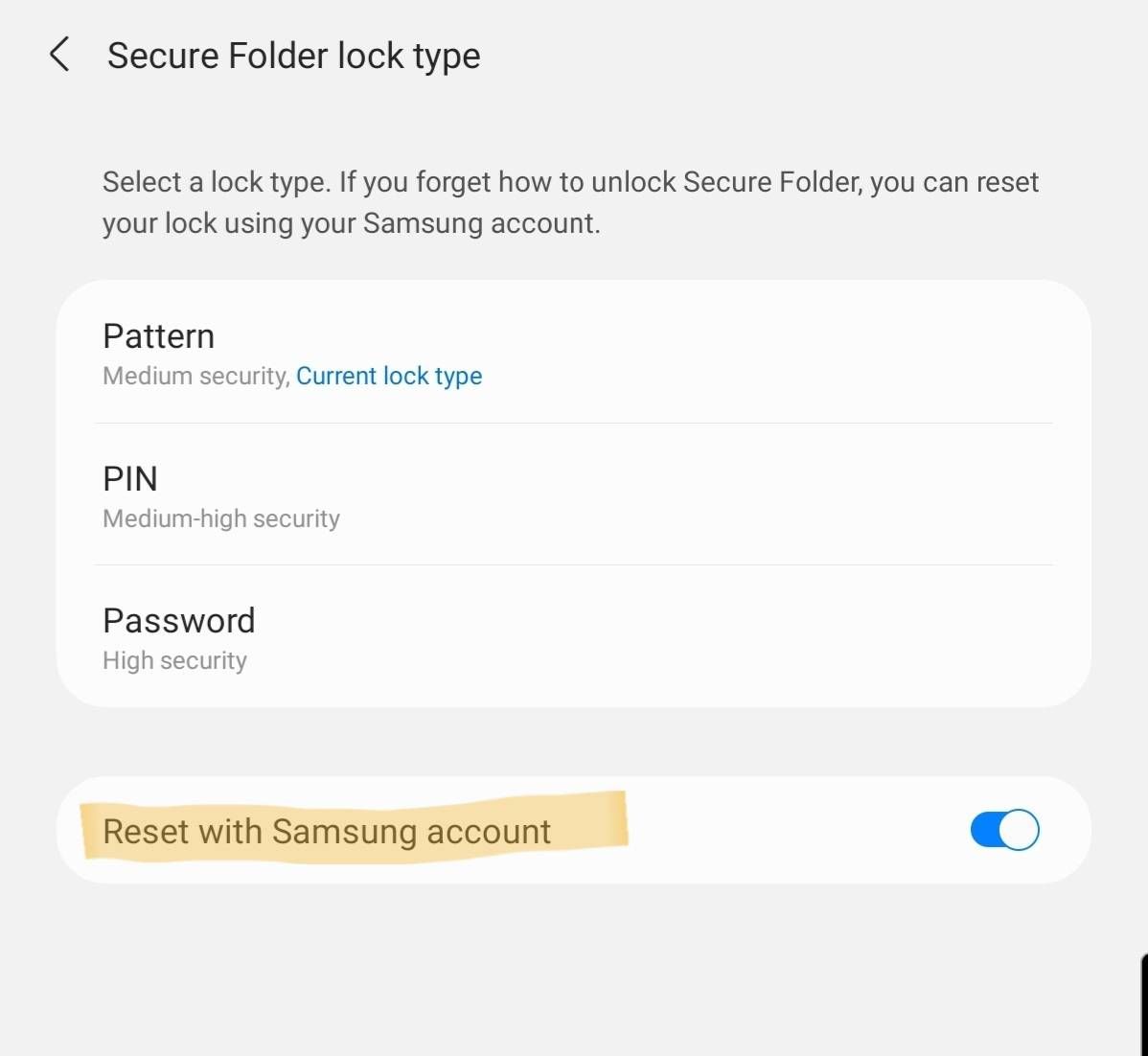 Secure folder forgot password samsung members