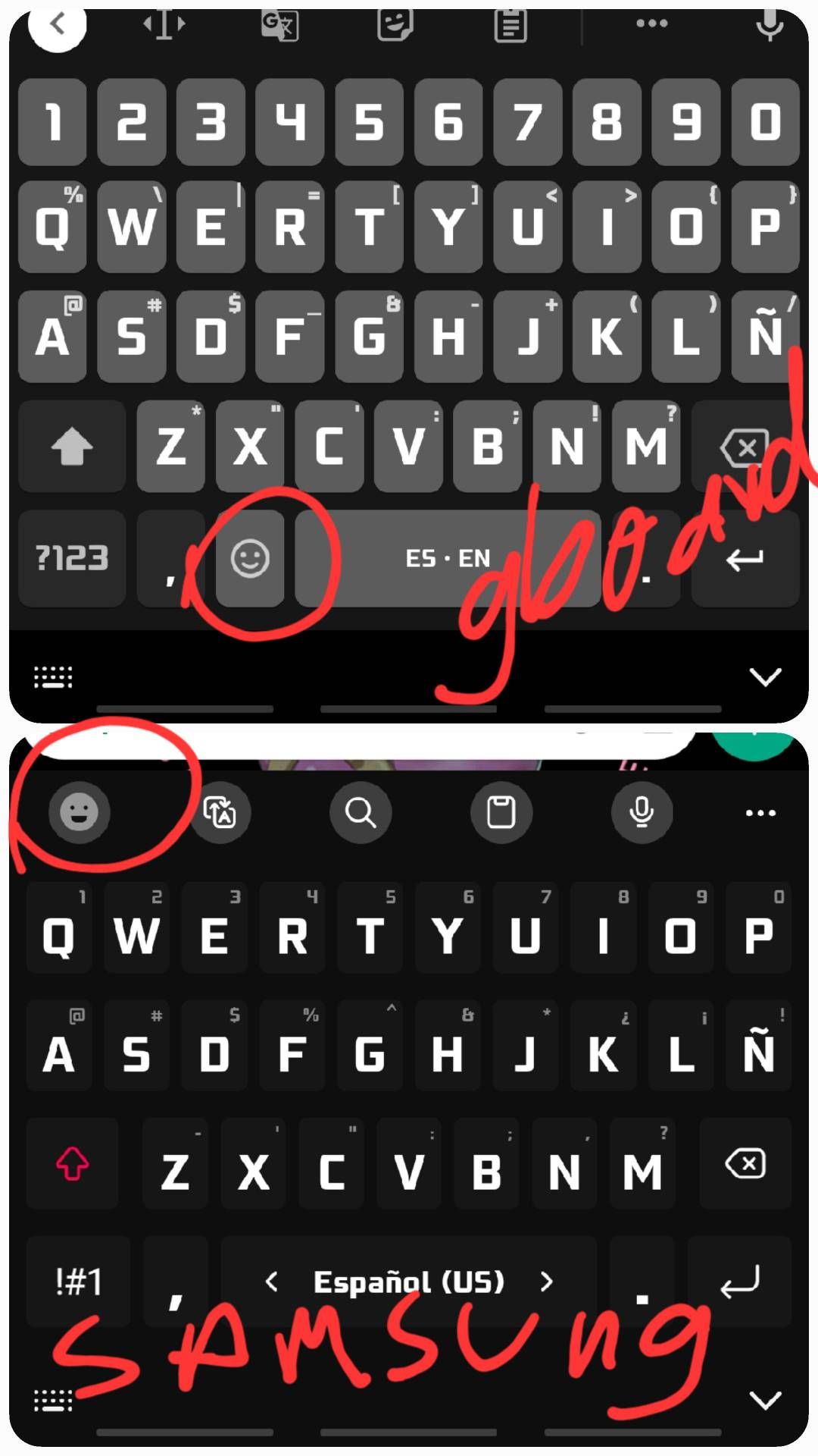 Como modifico el teclado Samsung para tener emojis... - Samsung Members