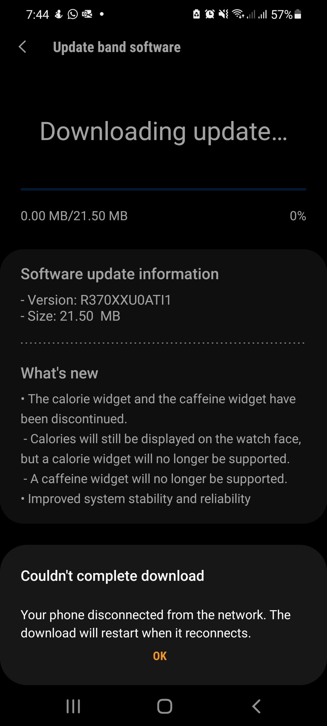 Solucionado Error de Actualización Galaxy Fit Samsung Members