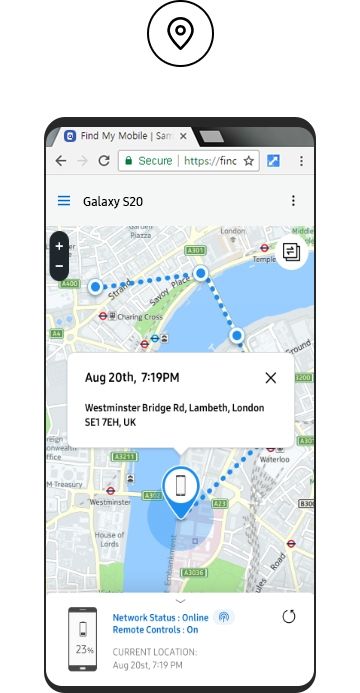 Using the Find My Mobile app - Samsung Members