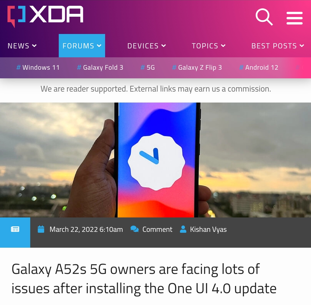 Galaxy A52s 5G issues - Samsung Members