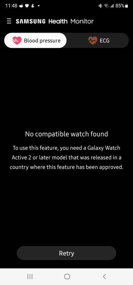 Samsung health monitor no compatible watch found new arrivals