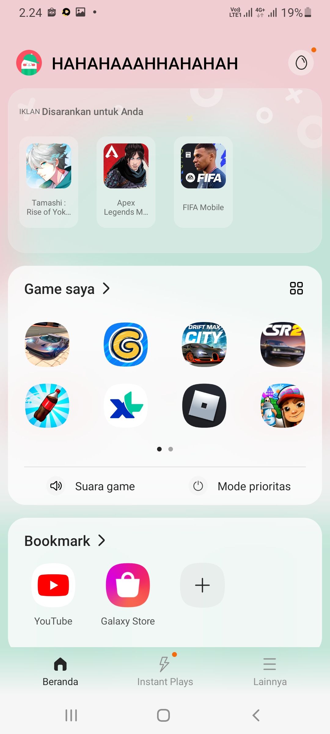 Game Launcher Samsung Members