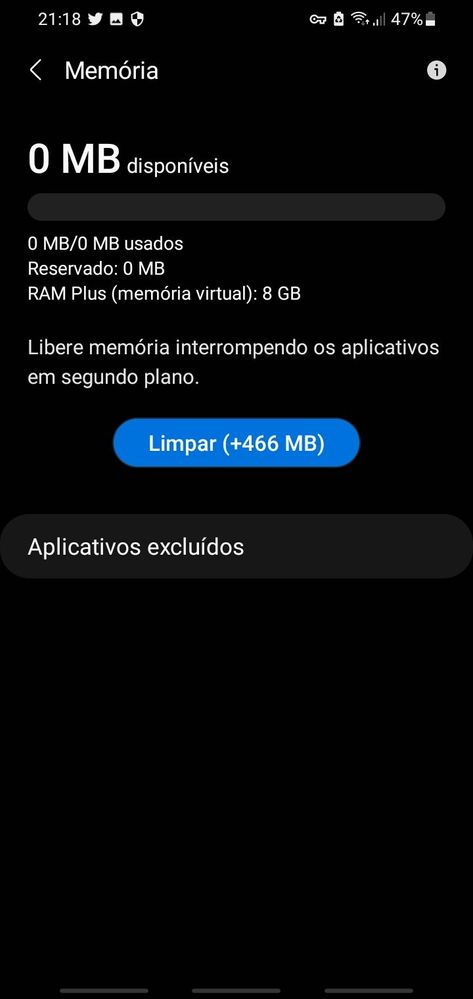 DANDO PONTO FINAL SOBRE A RAM PLUS NO A10S ATIVADA - Samsung