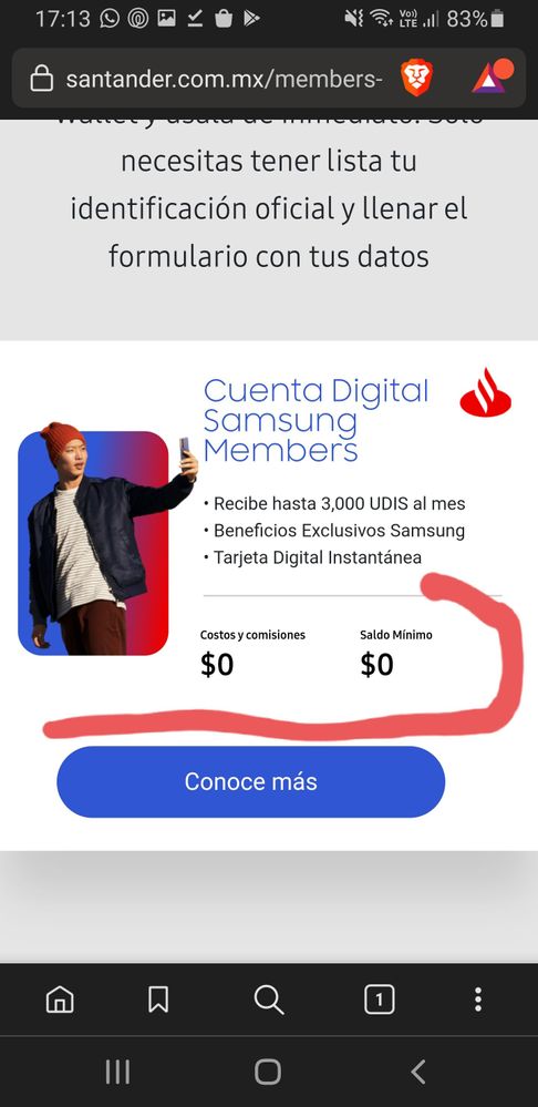 Comisiones Samsung Wallet - Samsung Members