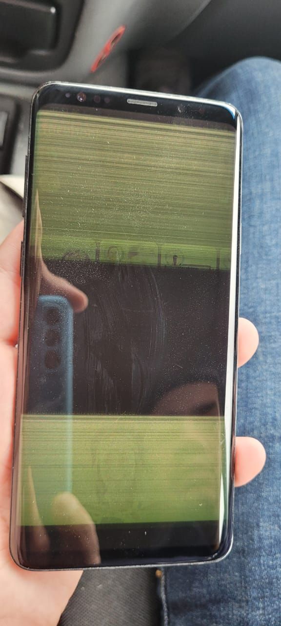 Solucionado: S9 Tela escura e linhas verdes - Samsung Members